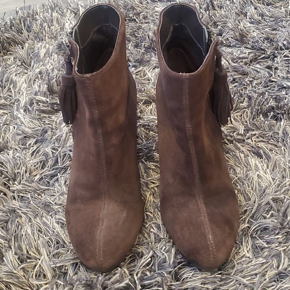 Anne Klein Womens Suede Boots 6.5